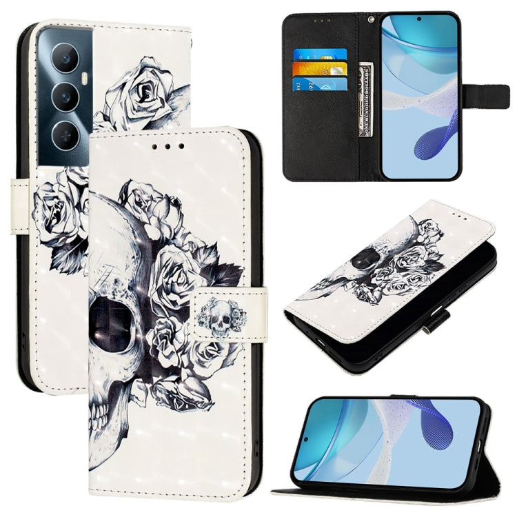 3D Painting Horizontal Flip Leather Phone Case, For Realme 11 5G Global / 11x 5G, For Realme 11 4G Global, For Realme GT5 / GT5 240W, For Realme Narzo 60 Pro Global, For Realme C65 4G Global, For Realme C55 4G Global / Narzo N55