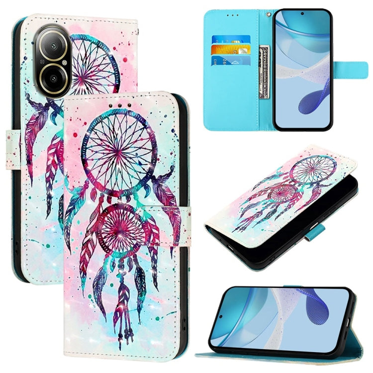 3D Painting Horizontal Flip Leather Phone Case, For Realme GT 6 5G Global / GT 6T 5G Global, For Realme 12+ / Narzo 70 Pro 5G India, For Realme 12 5G Global, For Realme Note 50 / C51 / C53 / Narzo N53, For Realme 12 Pro / Realme 12 Pro+                ...