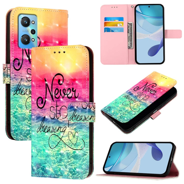 3D Painting Horizontal Flip Leather Phone Case, For Realme C30 4G / Narzo 50i Prime / C30s, For Realme GT Neo 3T, For Realme 9 4G Global / 9 Pro+ / Narzo 50 Pro, For Realme GT Neo 3, For Realme 8 5G /  9 5G India / V13 5G                               ...