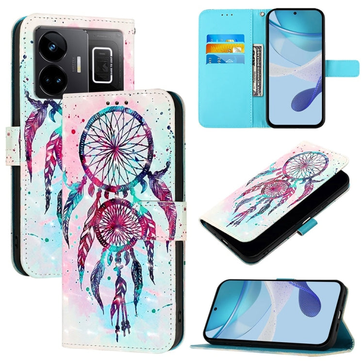 3D Painting Horizontal Flip Leather Phone Case, For Realme C33 2022 / C33 2023 Global, For Realme 10T / 10s / 9i 5G India, For Realme GT3 / GT Neo 5 240W, For Realme 10 Pro 5G, For Realme 10 Pro+ 5G, For Realme 10 4G Global