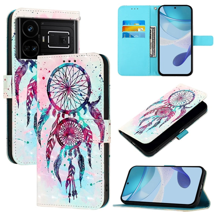 3D Painting Horizontal Flip Leather Phone Case, For Realme 11 5G Global / 11x 5G, For Realme 11 4G Global, For Realme GT5 / GT5 240W, For Realme Narzo 60 Pro Global, For Realme C65 4G Global, For Realme C55 4G Global / Narzo N55