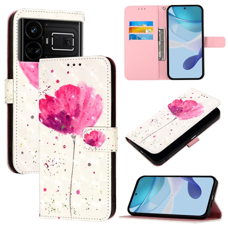 3D Painting Horizontal Flip Leather Phone Case, For Realme 11 5G Global / 11x 5G, For Realme 11 4G Global, For Realme GT5 / GT5 240W, For Realme Narzo 60 Pro Global, For Realme C65 4G Global, For Realme C55 4G Global / Narzo N55