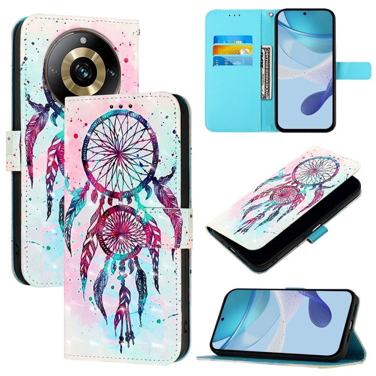 3D Painting Horizontal Flip Leather Phone Case, For Realme 11 5G Global / 11x 5G, For Realme 11 4G Global, For Realme GT5 / GT5 240W, For Realme Narzo 60 Pro Global, For Realme C65 4G Global, For Realme C55 4G Global / Narzo N55