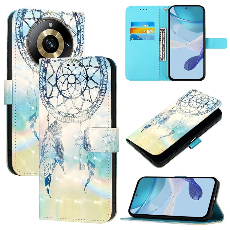 3D Painting Horizontal Flip Leather Phone Case, For Realme 11 5G Global / 11x 5G, For Realme 11 4G Global, For Realme GT5 / GT5 240W, For Realme Narzo 60 Pro Global, For Realme C65 4G Global, For Realme C55 4G Global / Narzo N55