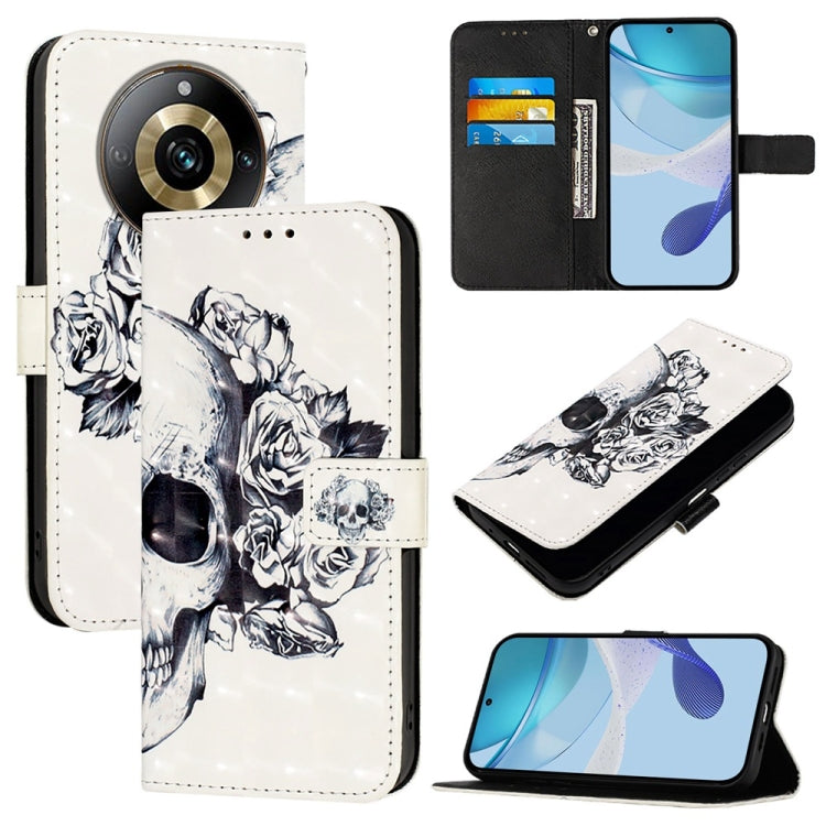 3D Painting Horizontal Flip Leather Phone Case, For Realme 11 5G Global / 11x 5G, For Realme 11 4G Global, For Realme GT5 / GT5 240W, For Realme Narzo 60 Pro Global, For Realme C65 4G Global, For Realme C55 4G Global / Narzo N55