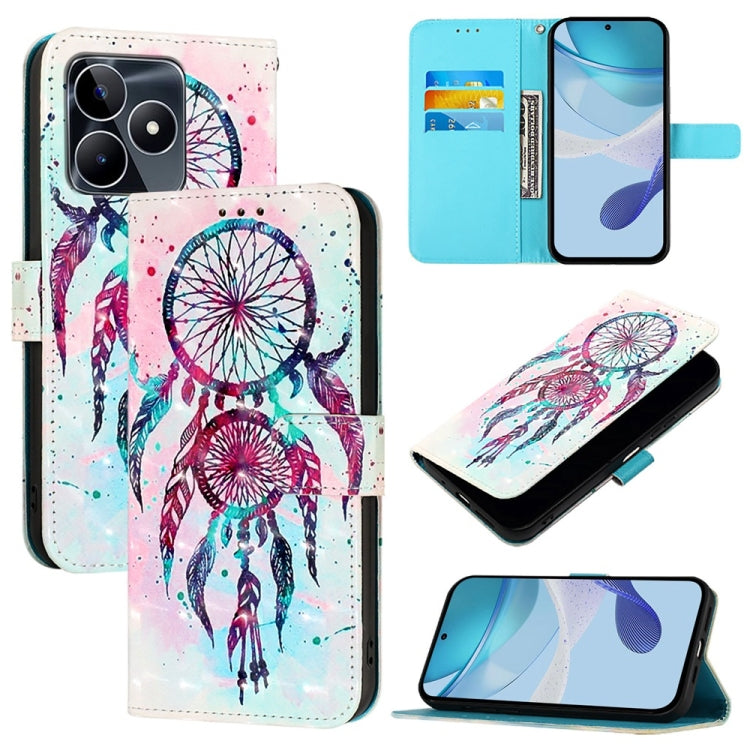 3D Painting Horizontal Flip Leather Phone Case, For Realme GT 6 5G Global / GT 6T 5G Global, For Realme 12+ / Narzo 70 Pro 5G India, For Realme 12 5G Global, For Realme Note 50 / C51 / C53 / Narzo N53, For Realme 12 Pro / Realme 12 Pro+                ...