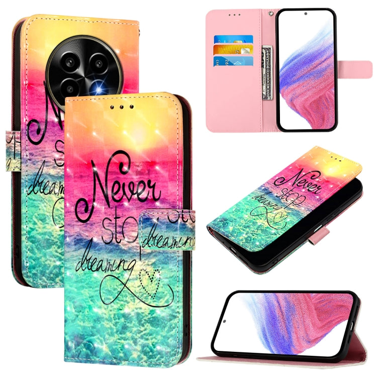 3D Painting Horizontal Flip Leather Phone Case, For Realme 14 Pro 5G, For Realme GT7 Pro 5G, For Realme C63 5G Global, For Realme Note 60 4G Global, For Realme 13+ 5G Global, For Realme 13 Pro 5G / 13 Pro+ 5G
