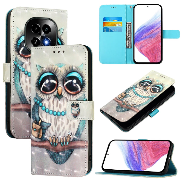 3D Painting Horizontal Flip Leather Phone Case, For Realme 14 Pro 5G, For Realme GT7 Pro 5G, For Realme C63 5G Global, For Realme Note 60 4G Global, For Realme 13+ 5G Global, For Realme 13 Pro 5G / 13 Pro+ 5G