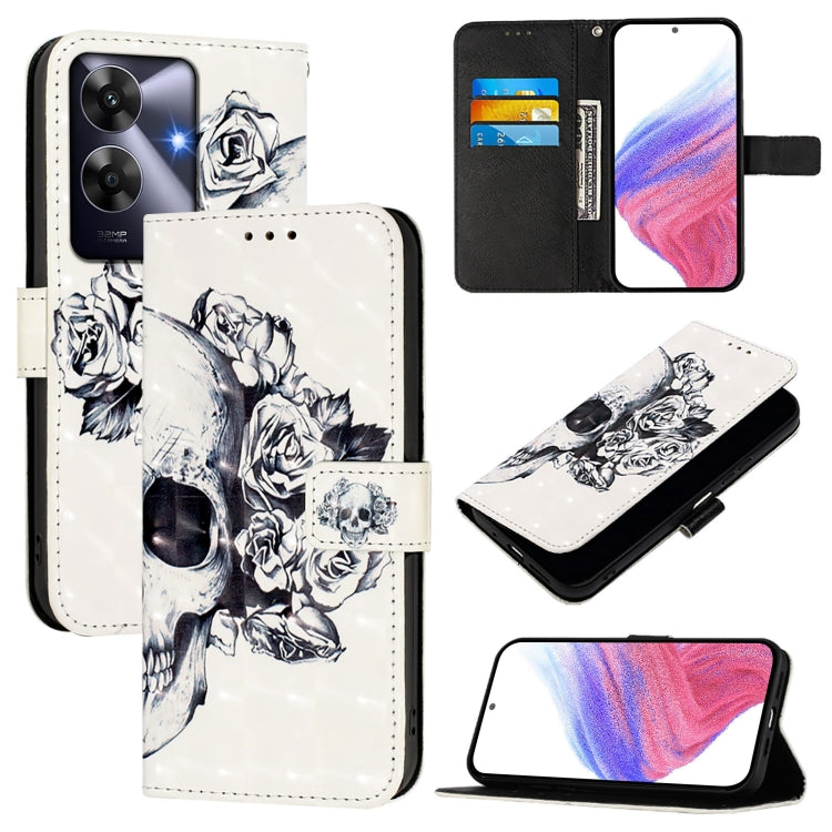 3D Painting Horizontal Flip Leather Phone Case, For Realme 14 Pro 5G, For Realme GT7 Pro 5G, For Realme C63 5G Global, For Realme Note 60 4G Global, For Realme 13+ 5G Global, For Realme 13 Pro 5G / 13 Pro+ 5G