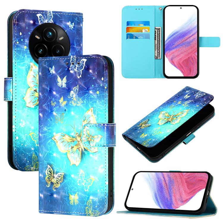 3D Painting Horizontal Flip Leather Phone Case, For Realme 16 Pro+ 5G, For Realme 16 Pro 5G, For Realme C71 4G India / Note 70 4G, For Realme C85 5G / 15x 5G India, For Realme C71 4G Global, For Realme 14 Pro+ 5G