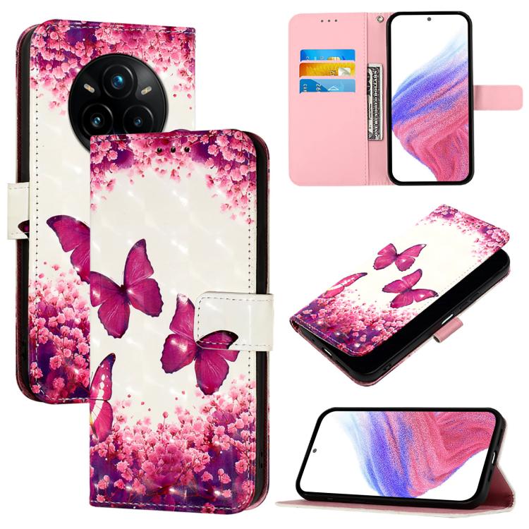 3D Painting Horizontal Flip Leather Phone Case, For Realme 16 Pro+ 5G, For Realme 16 Pro 5G, For Realme C71 4G India / Note 70 4G, For Realme C85 5G / 15x 5G India, For Realme C71 4G Global, For Realme 14 Pro+ 5G