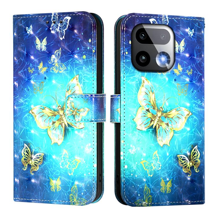 3D Painting Horizontal Flip Leather Phone Case, For Realme 16 Pro+ 5G, For Realme 16 Pro 5G, For Realme C71 4G India / Note 70 4G, For Realme C85 5G / 15x 5G India, For Realme C71 4G Global, For Realme 14 Pro+ 5G