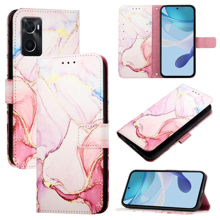 PT003 Marble Pattern Flip Leather Phone Case, For OPPO Reno9 A JP Version, For OPPO A98 5G / F23 5G India, For OPPO A77 5G / A97 5G, For OPPO K10 4G, For OPPO A36 4G / A76 4G / A96 4G, For OPPO A32 2020 4G / A53 2020 4G, For OPPO A53s 4G / A33 2020 4G ...