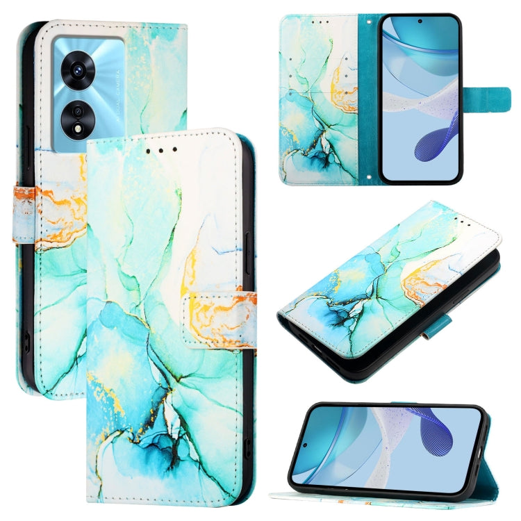 PT003 Marble Pattern Flip Leather Phone Case, For OPPO Reno9 A JP Version, For OPPO A98 5G / F23 5G India, For OPPO A77 5G / A97 5G, For OPPO K10 4G, For OPPO A36 4G / A76 4G / A96 4G, For OPPO A32 2020 4G / A53 2020 4G, For OPPO A53s 4G / A33 2020 4G ...