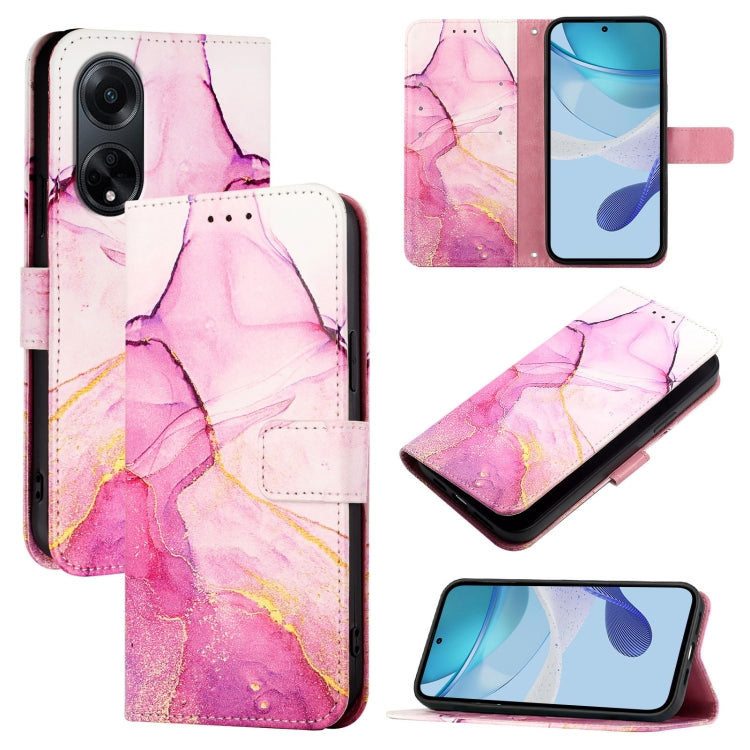 PT003 Marble Pattern Flip Leather Phone Case, For OPPO Reno9 A JP Version, For OPPO A98 5G / F23 5G India, For OPPO A77 5G / A97 5G, For OPPO K10 4G, For OPPO A36 4G / A76 4G / A96 4G, For OPPO A32 2020 4G / A53 2020 4G, For OPPO A53s 4G / A33 2020 4G ...