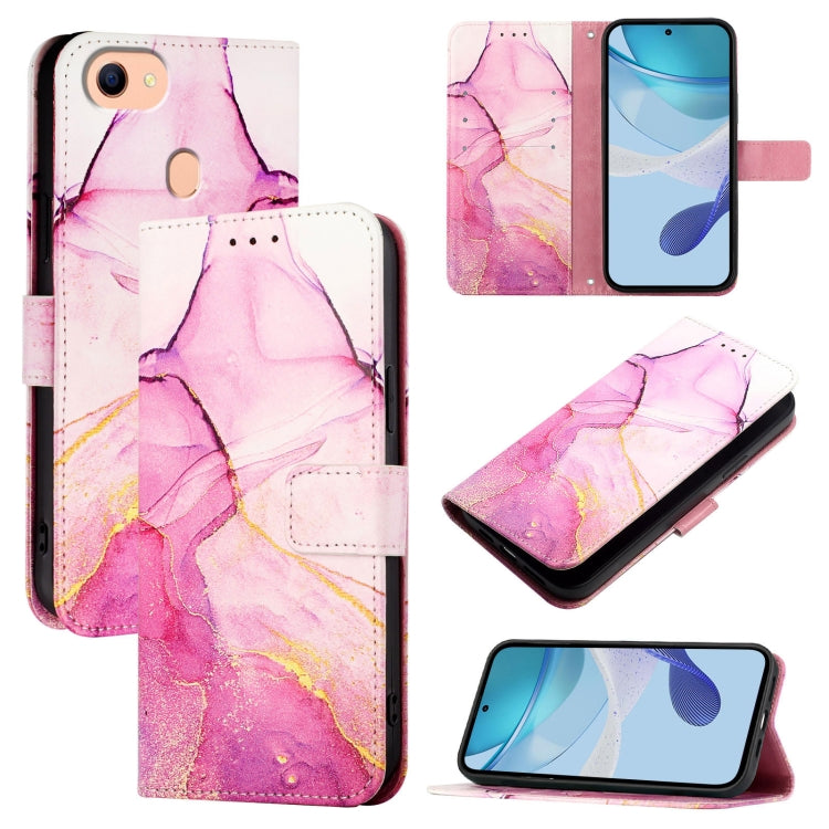 PT003 Marble Pattern Flip Leather Phone Case, For OPPO Reno5 4G / 5G / Find X3 Lite, For OPPO F17 / A73 2020 4G Global, For OPPO A72 / A52 / A92 4G, For OPPO A92s