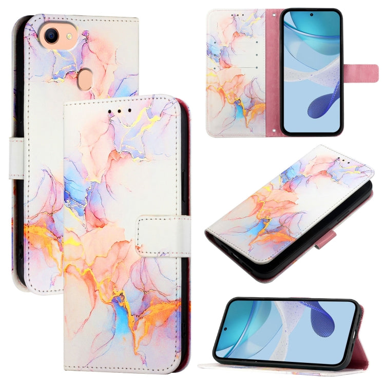PT003 Marble Pattern Flip Leather Phone Case, For OPPO Reno5 4G / 5G / Find X3 Lite, For OPPO F17 / A73 2020 4G Global, For OPPO A72 / A52 / A92 4G, For OPPO A92s
