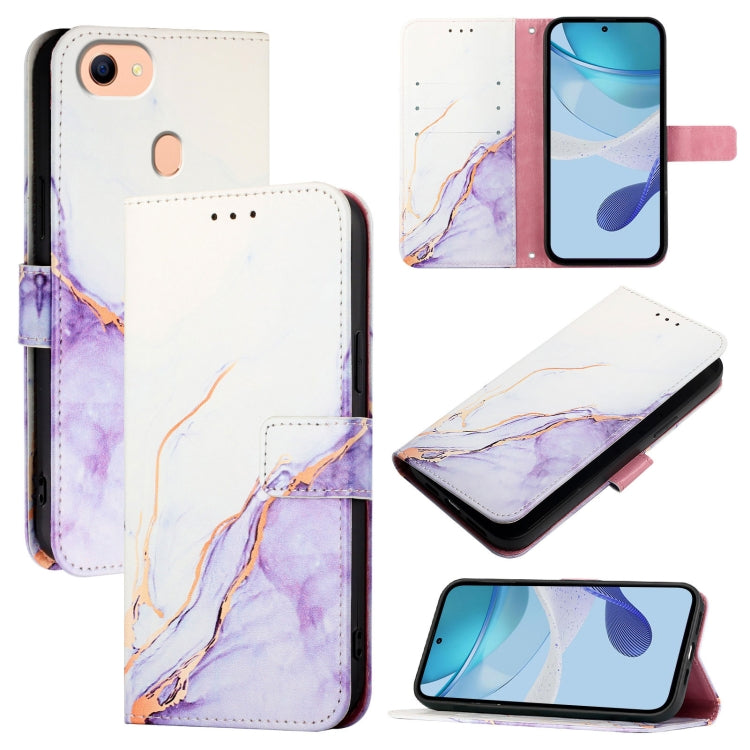 PT003 Marble Pattern Flip Leather Phone Case, For OPPO Reno5 4G / 5G / Find X3 Lite, For OPPO F17 / A73 2020 4G Global, For OPPO A72 / A52 / A92 4G, For OPPO A92s