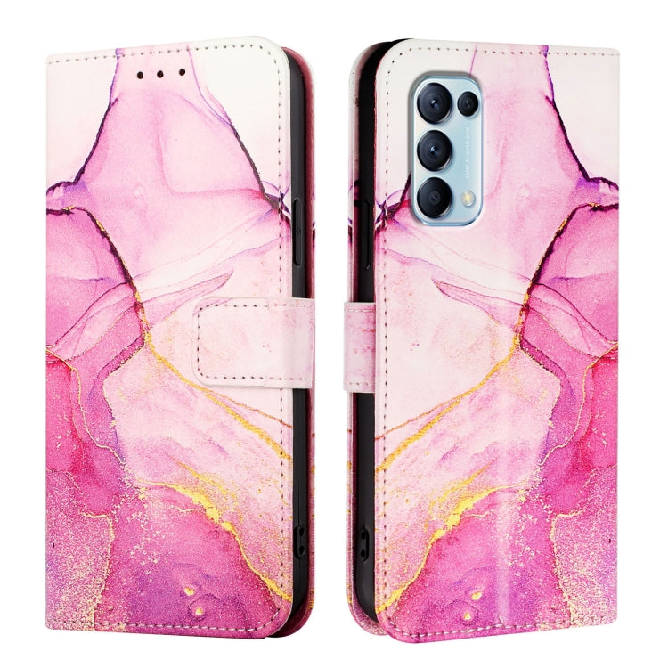PT003 Marble Pattern Flip Leather Phone Case, For OPPO Reno5 4G / 5G / Find X3 Lite, For OPPO F17 / A73 2020 4G Global, For OPPO A72 / A52 / A92 4G, For OPPO A92s