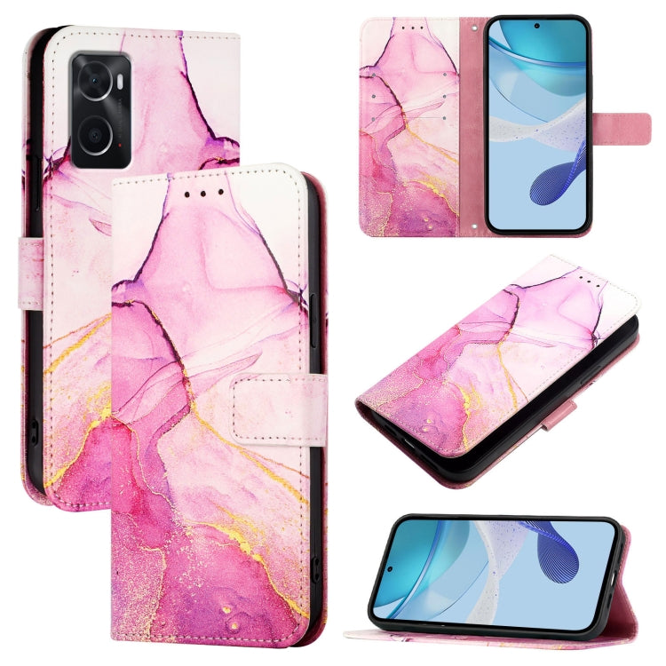 PT003 Marble Pattern Flip Leather Phone Case, For OPPO Reno9 A JP Version, For OPPO A98 5G / F23 5G India, For OPPO A77 5G / A97 5G, For OPPO K10 4G, For OPPO A36 4G / A76 4G / A96 4G, For OPPO A32 2020 4G / A53 2020 4G, For OPPO A53s 4G / A33 2020 4G ...