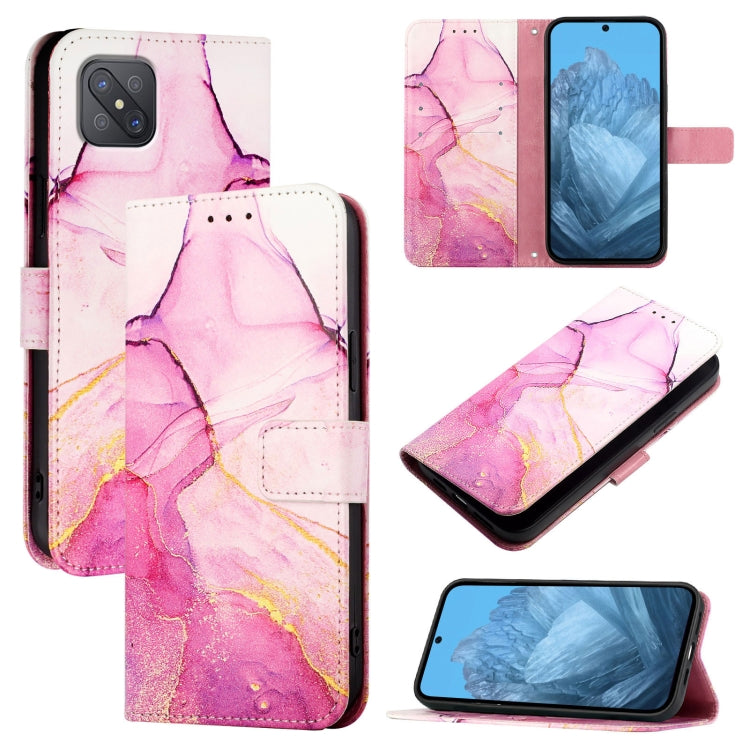 PT003 Marble Pattern Flip Leather Phone Case, For OPPO Reno5 4G / 5G / Find X3 Lite, For OPPO F17 / A73 2020 4G Global, For OPPO A72 / A52 / A92 4G, For OPPO A92s