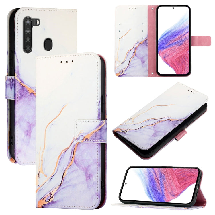 PT003 Marble Pattern Flip Leather Phone Case, For Samsung Galaxy A51 5G, For Samsung Galaxy A71 5G, For Samsung Galaxy A31, For Samsung Galaxy A11 EU, For Samsung Galaxy S20 Ultra, For Samsung Galaxy S20, For Samsung Galaxy S20+, For Samsung Galaxy A21...