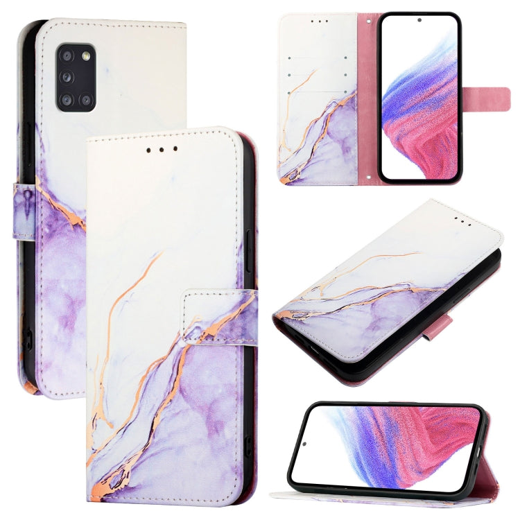 PT003 Marble Pattern Flip Leather Phone Case, For Samsung Galaxy A51 5G, For Samsung Galaxy A71 5G, For Samsung Galaxy A31, For Samsung Galaxy A11 EU, For Samsung Galaxy S20 Ultra, For Samsung Galaxy S20, For Samsung Galaxy S20+, For Samsung Galaxy A21...