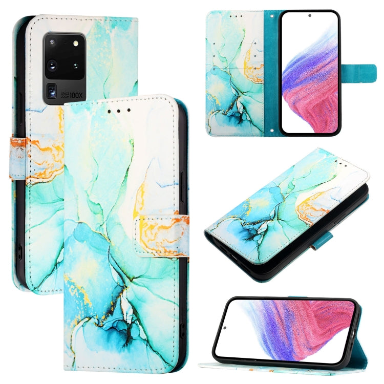PT003 Marble Pattern Flip Leather Phone Case, For Samsung Galaxy A51 5G, For Samsung Galaxy A71 5G, For Samsung Galaxy A31, For Samsung Galaxy A11 EU, For Samsung Galaxy S20 Ultra, For Samsung Galaxy S20, For Samsung Galaxy S20+, For Samsung Galaxy A21...