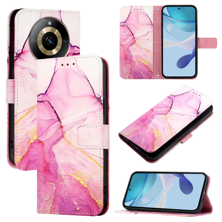 PT003 Marble Pattern Flip Leather Phone Case, For Realme C53 4G / Narzo N53 4G Global, For Realme 12 Pro / 12 Pro+ 5G Global, For Realme C67 4G Global, For Realme C67 5G India / Narzo 60x 5G Global, For Realme 11 4G Global                              ...