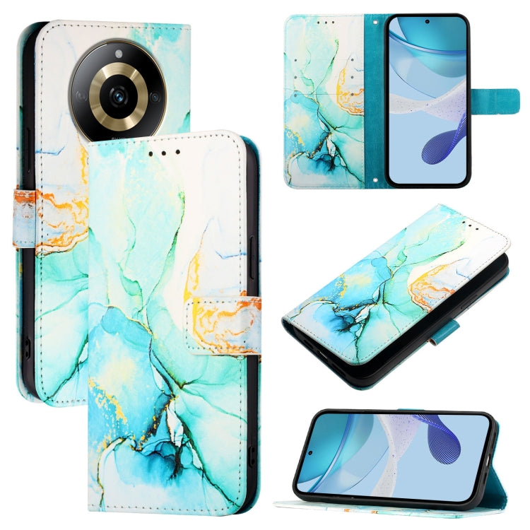 PT003 Marble Pattern Flip Leather Phone Case, For Realme C53 4G / Narzo N53 4G Global, For Realme 12 Pro / 12 Pro+ 5G Global, For Realme C67 4G Global, For Realme C67 5G India / Narzo 60x 5G Global, For Realme 11 4G Global                              ...