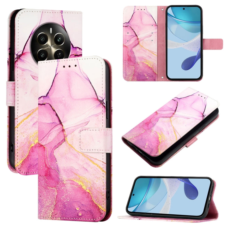 PT003 Marble Pattern Flip Leather Phone Case, For Realme 14 Pro+ 5G, For Realme 14 Pro 5G, For Realme GT 7 Pro, For Realme 13 Pro 5G / 13 Pro+ 5G, For Realme GT 6 5G Global, For Realme GT 6T 5G Global, For Realme 12+ 5G Global / Narzo 70 Pro India     ...