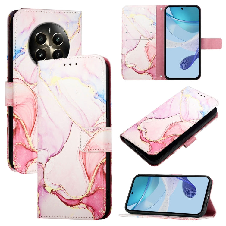PT003 Marble Pattern Flip Leather Phone Case, For Realme 14 Pro+ 5G, For Realme 14 Pro 5G, For Realme GT 7 Pro, For Realme 13 Pro 5G / 13 Pro+ 5G, For Realme GT 6 5G Global, For Realme GT 6T 5G Global, For Realme 12+ 5G Global / Narzo 70 Pro India     ...