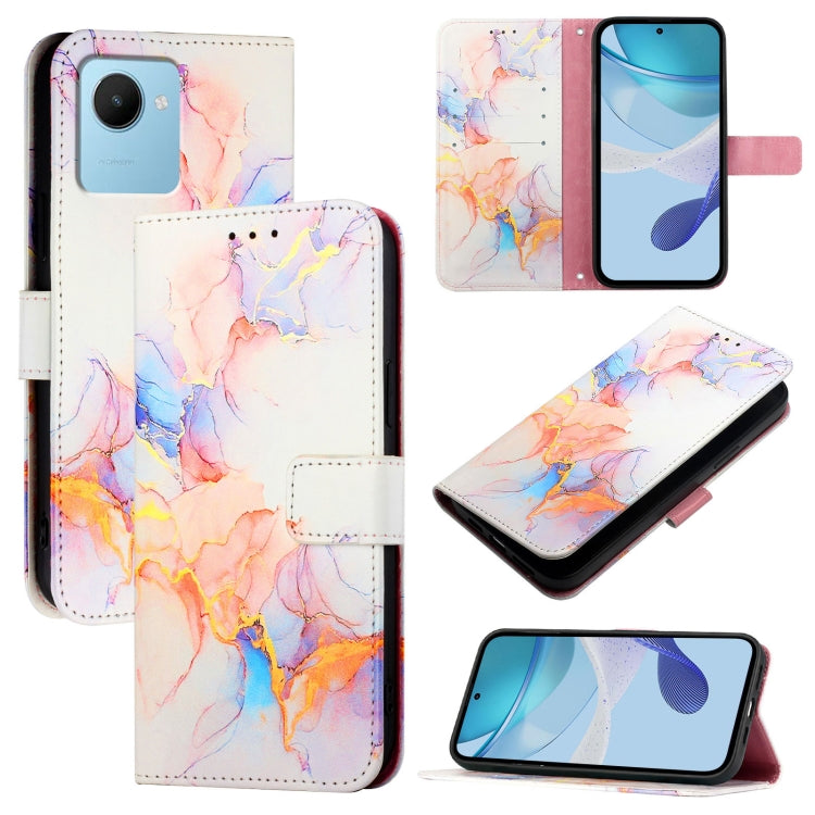 PT003 Marble Pattern Flip Leather Phone Case, For Realme C33 2022 / 2023 Global, For Realme 10T / 10s /  9i 5G India, For Realme GT3 5G / GT Neo 5 240W, For Realme C30 4G / Narzo 50i Prime / C30s, For Realme GT Neo 3T, For Realme Narzo 50 5G / Realme V...