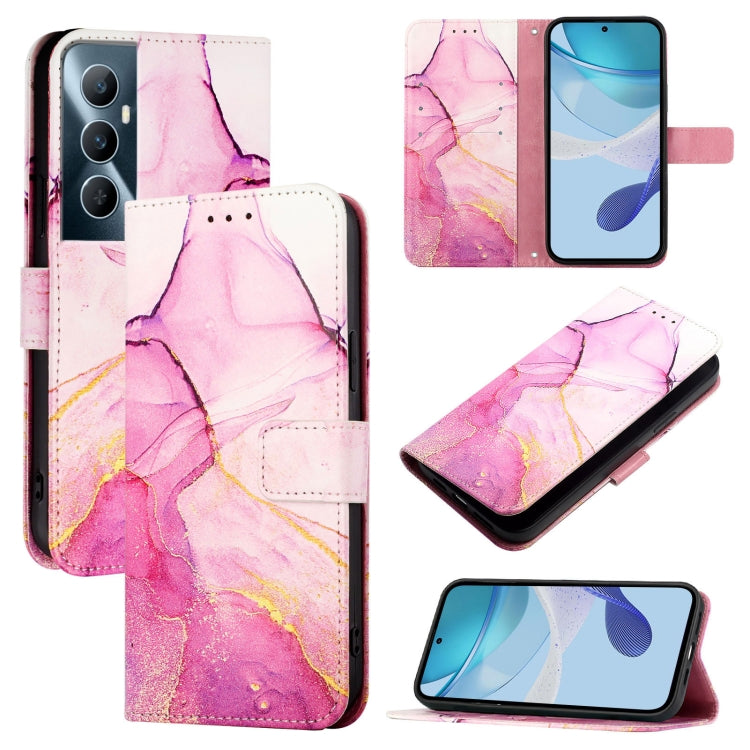 PT003 Marble Pattern Flip Leather Phone Case, For Realme C53 4G / Narzo N53 4G Global, For Realme 12 Pro / 12 Pro+ 5G Global, For Realme C67 4G Global, For Realme C67 5G India / Narzo 60x 5G Global, For Realme 11 4G Global                              ...