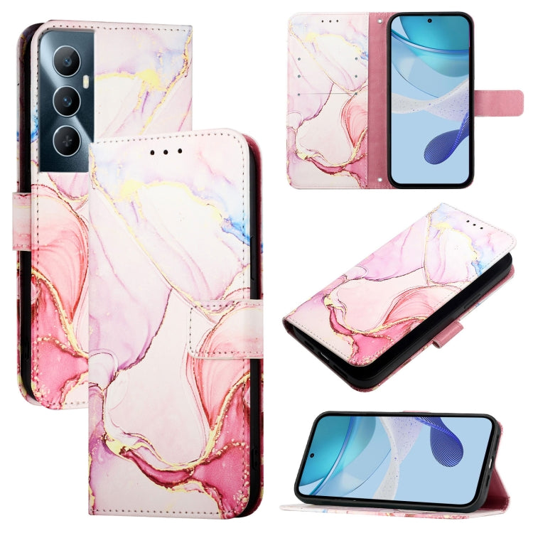 PT003 Marble Pattern Flip Leather Phone Case, For Realme C53 4G / Narzo N53 4G Global, For Realme 12 Pro / 12 Pro+ 5G Global, For Realme C67 4G Global, For Realme C67 5G India / Narzo 60x 5G Global, For Realme 11 4G Global                              ...