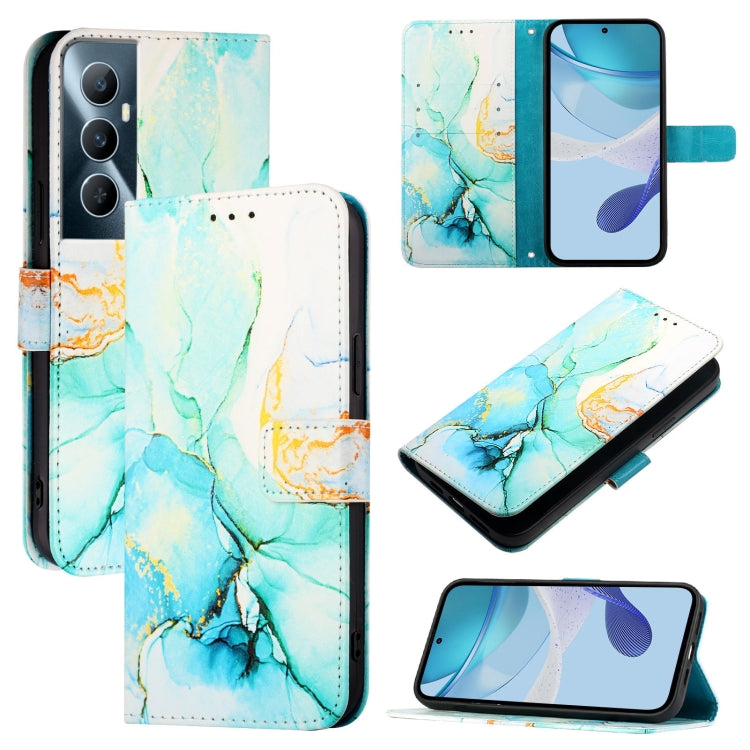 PT003 Marble Pattern Flip Leather Phone Case, For Realme C53 4G / Narzo N53 4G Global, For Realme 12 Pro / 12 Pro+ 5G Global, For Realme C67 4G Global, For Realme C67 5G India / Narzo 60x 5G Global, For Realme 11 4G Global                              ...
