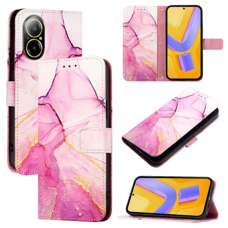 PT003 Marble Pattern Flip Leather Phone Case, For Realme C53 4G / Narzo N53 4G Global, For Realme 12 Pro / 12 Pro+ 5G Global, For Realme C67 4G Global, For Realme C67 5G India / Narzo 60x 5G Global, For Realme 11 4G Global                              ...