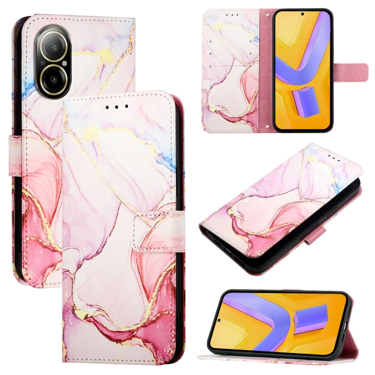 PT003 Marble Pattern Flip Leather Phone Case, For Realme C53 4G / Narzo N53 4G Global, For Realme 12 Pro / 12 Pro+ 5G Global, For Realme C67 4G Global, For Realme C67 5G India / Narzo 60x 5G Global, For Realme 11 4G Global                              ...