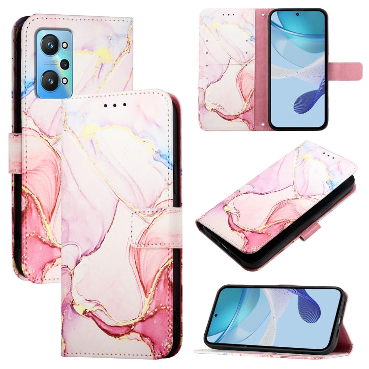 PT003 Marble Pattern Flip Leather Phone Case, For Realme C33 2022 / 2023 Global, For Realme 10T / 10s /  9i 5G India, For Realme GT3 5G / GT Neo 5 240W, For Realme C30 4G / Narzo 50i Prime / C30s, For Realme GT Neo 3T, For Realme Narzo 50 5G / Realme V...