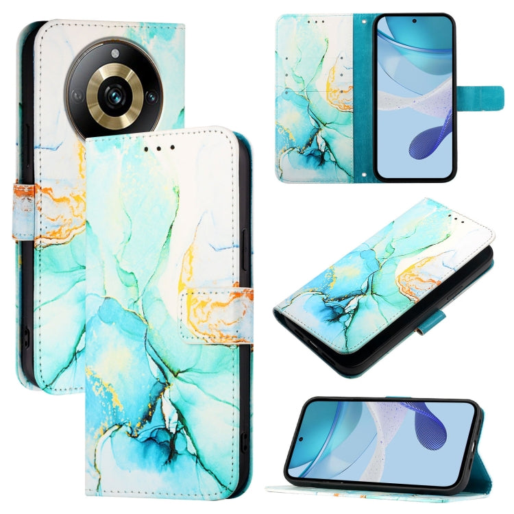 PT003 Marble Pattern Flip Leather Phone Case, For Realme C53 4G / Narzo N53 4G Global, For Realme 12 Pro / 12 Pro+ 5G Global, For Realme C67 4G Global, For Realme C67 5G India / Narzo 60x 5G Global, For Realme 11 4G Global                              ...