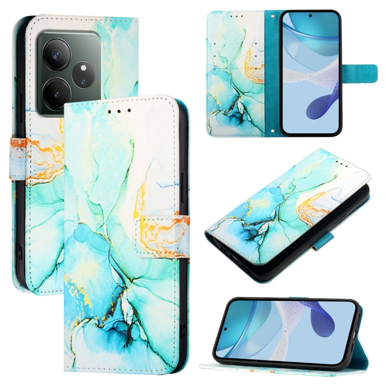 PT003 Marble Pattern Flip Leather Phone Case, For Realme 14 Pro+ 5G, For Realme 14 Pro 5G, For Realme GT 7 Pro, For Realme 13 Pro 5G / 13 Pro+ 5G, For Realme GT 6 5G Global, For Realme GT 6T 5G Global, For Realme 12+ 5G Global / Narzo 70 Pro India     ...
