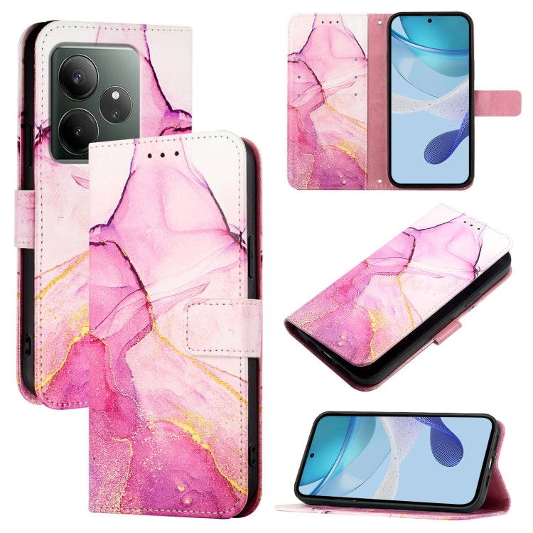 PT003 Marble Pattern Flip Leather Phone Case, For Realme 14 Pro+ 5G, For Realme 14 Pro 5G, For Realme GT 7 Pro, For Realme 13 Pro 5G / 13 Pro+ 5G, For Realme GT 6 5G Global, For Realme GT 6T 5G Global, For Realme 12+ 5G Global / Narzo 70 Pro India     ...
