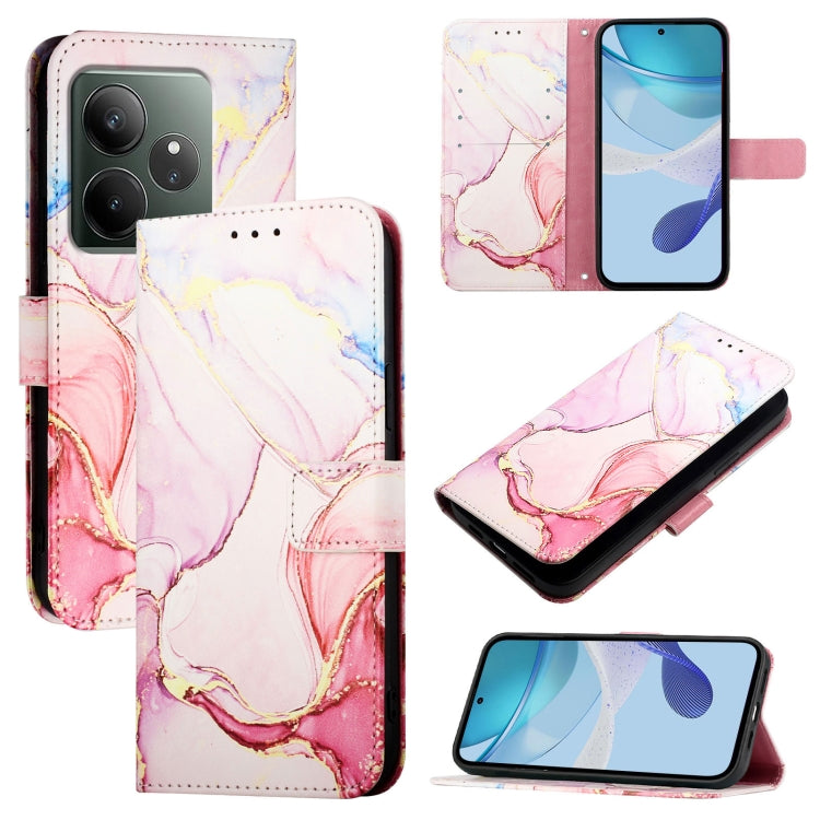 PT003 Marble Pattern Flip Leather Phone Case, For Realme 14 Pro+ 5G, For Realme 14 Pro 5G, For Realme GT 7 Pro, For Realme 13 Pro 5G / 13 Pro+ 5G, For Realme GT 6 5G Global, For Realme GT 6T 5G Global, For Realme 12+ 5G Global / Narzo 70 Pro India     ...
