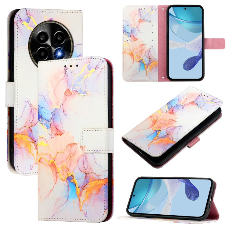PT003 Marble Pattern Flip Leather Phone Case, For Realme 14 Pro+ 5G, For Realme 14 Pro 5G, For Realme GT 7 Pro, For Realme 13 Pro 5G / 13 Pro+ 5G, For Realme GT 6 5G Global, For Realme GT 6T 5G Global, For Realme 12+ 5G Global / Narzo 70 Pro India     ...