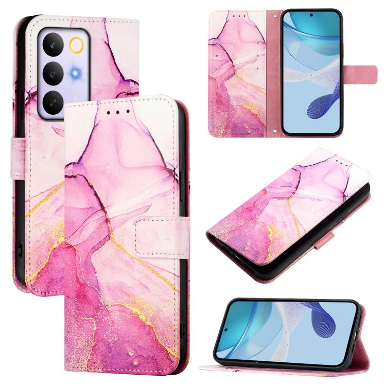PT003 Marble Pattern Flip Leather Phone Case, For Realme 16 Pro+ 5G, For Realme 16 Pro 5G, For Realme C71 4G India / Note 70 4G, For Realme C85 5G / 15x 5G India, For Realme P4 Pro 5G, For Realme P4, For Realme 15T 5G Global                            ...