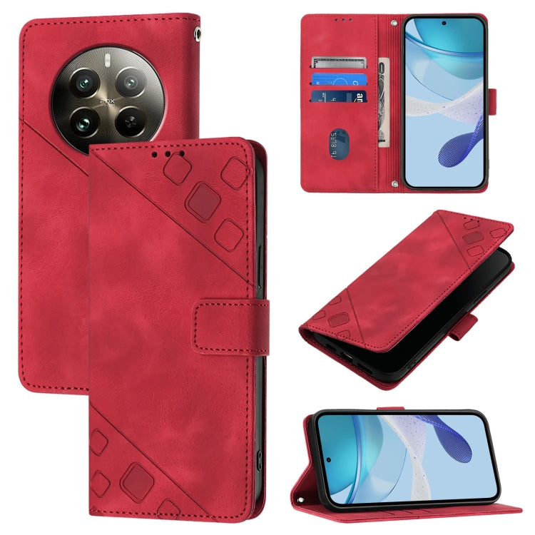 Skin-feel Embossed Leather Phone Case, For Realme Narzo 70 Pro India, For Realme 12 5G Global, For Realme Note 50 4G Global / Realme C51 4G, For Realme C53 4G / Narzo N53 4G Global, For Realme 12 Pro / 12 Pro+ 5G Global, For Realme C67 4G Global       ...