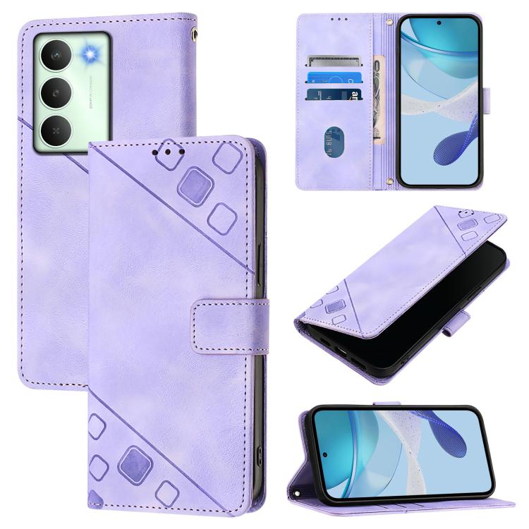Skin-feel Embossed Leather Phone Case, For Realme P4 5G, For Realme 15T 5G Global, For Realme C71 4G India, For Realme 15 / 15 Pro 5G Global, For Realme C71 4G Global, For Realme Neo7 Turbo 5G, For Realme V70 / 14x Global / C75 5G                      ...