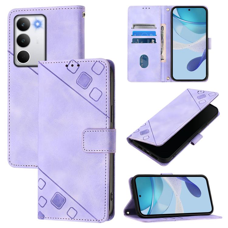 Skin-feel Embossed Leather Phone Case, For Realme P4 5G, For Realme 15T 5G Global, For Realme C71 4G India, For Realme 15 / 15 Pro 5G Global, For Realme C71 4G Global, For Realme Neo7 Turbo 5G, For Realme V70 / 14x Global / C75 5G                      ...