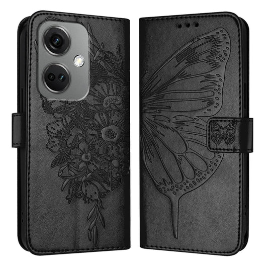 Embossed Butterfly Leather Phone Case, For OnePlus Nord CE3, For OnePlus Ace 2V / Nord 3, For OnePlus Nord N300, For OnePlus 9R / 8T, For OnePlus Nord N10 5G