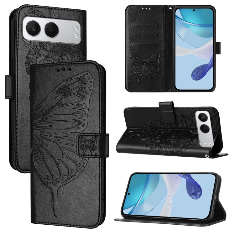 Embossed Butterfly Leather Phone Case, For OnePlus Turbo 6X Pro 5G, For OnePlus Turbo 6, For OnePlus Ace 5 Ultra, For OnePlus Ace 5 Racing, For OnePlus Ace 5 Pro / Ace 5, For OnePlus Nord 4 5G